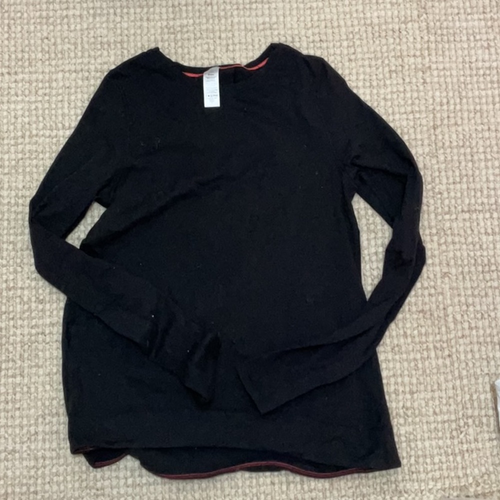 Black Long Sleeve Women's Top